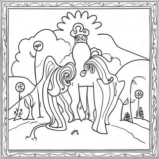 Album Cover Coloring Page 20001-16098