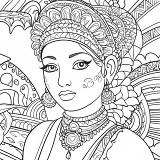 Akaza Coloring Page 20011-16108