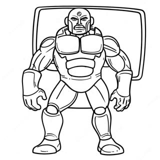 Titan Tv Man Coloring Page 2001-1645