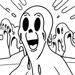 Scream Coloring Pages