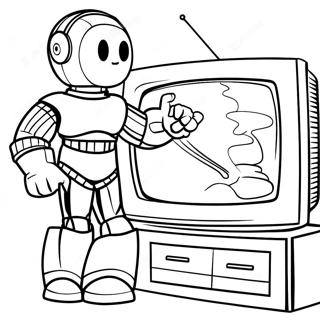 Titan Tv Man Coloring Pages