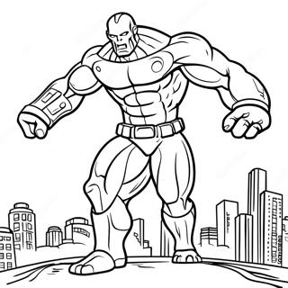 Titan Tv Man In Action Coloring Page 2002-1642