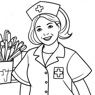 Nurse Appreciation Coloring Page 20041-16130