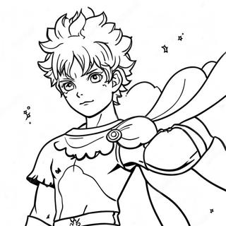 Black Clover Coloring Page 20051-16144