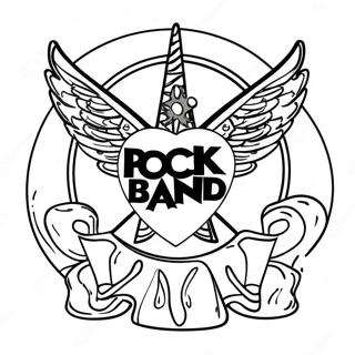 Rock Band Coloring Pages