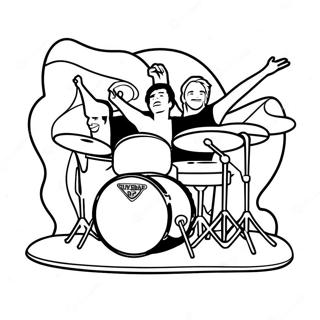 Rock Band Logo Coloring Page 20061-16146