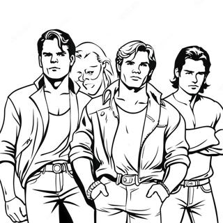 The Outsiders Coloring Pages