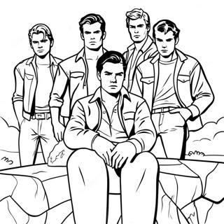 The Outsiders Coloring Page 20091-16166