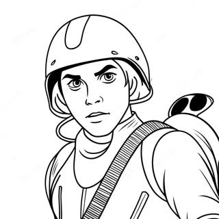 Johnny Cade In Action Coloring Page 20092-16172