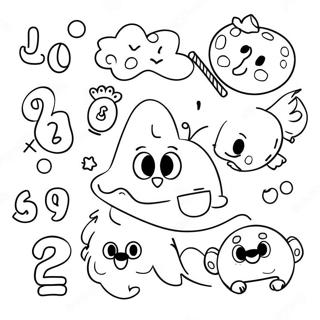 Numbers For Toddlers Coloring Page 20101-16180