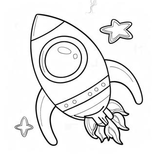 Cute Rocket Ship Coloring Page 20112-16191