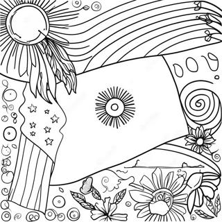 Argentina Flag Coloring Page 20121-16196