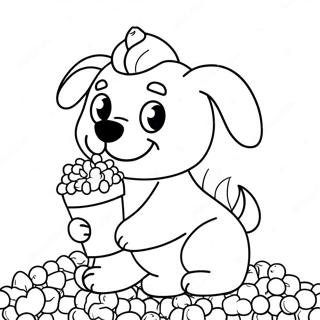 Rainbow Puppycorn Coloring Page 20162-16228