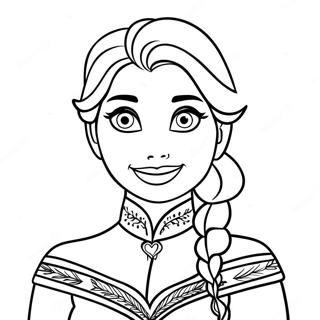 Elsa Frozen 2 Show Yourself Coloring Pages