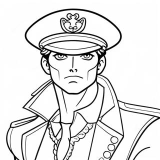 Jotaro Kujo In Action Coloring Page 20202-16261