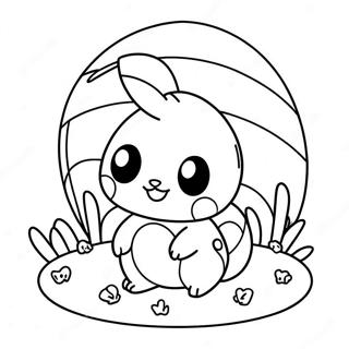 Pokemon Easter Egg Hunt Coloring Page 20211-16267