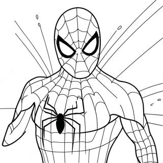 Spiderman Valentine Coloring Pages