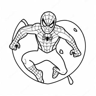 Spiderman Valentine Coloring Page 20241-16287