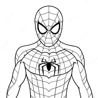 Spiderman Valentine Coloring Page 20241-16288