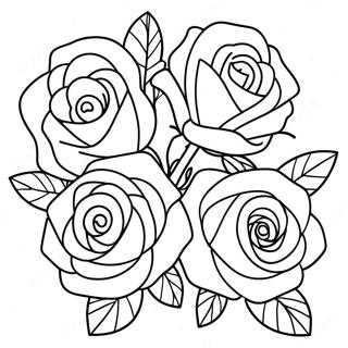 Roses Coloring Pages