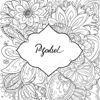 Custom Name Coloring Page 20271-16313