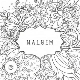 Custom Name Coloring Page 20271-16314