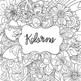 Fun Custom Name Coloring Page 20272-16323