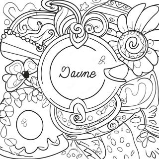 Fun Custom Name Coloring Page 20272-16324