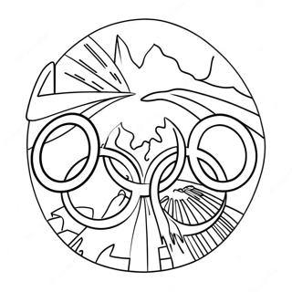 Olympics Coloring Page 20281-16319