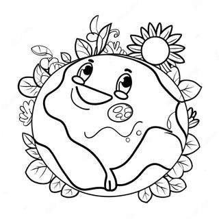 Happy Earth Day Coloring Page 20291-16328