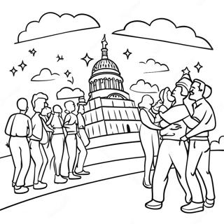 Homecoming Celebration Coloring Page 20311-16347