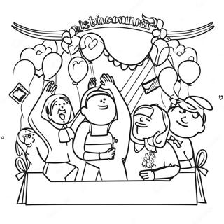 Homecoming Celebration Coloring Page 20311-16348