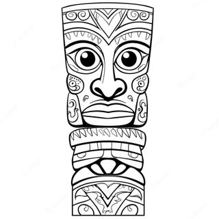 Totem Pole Coloring Page 20331-16362