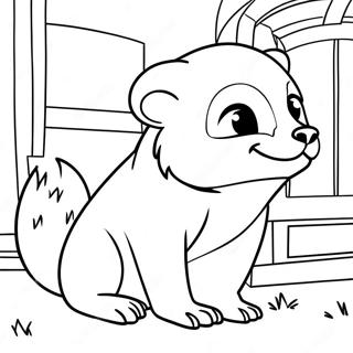 Hufflepuff Badger Coloring Page 20341-16370