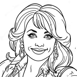 Dolly Parton Coloring Pages