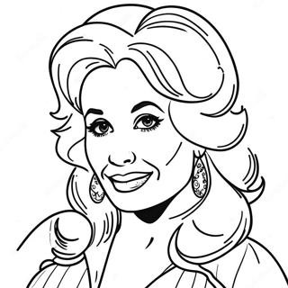 Dolly Parton Coloring Page 20361-16394