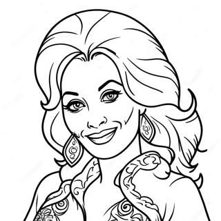 Dolly Parton Coloring Page 20361-16395