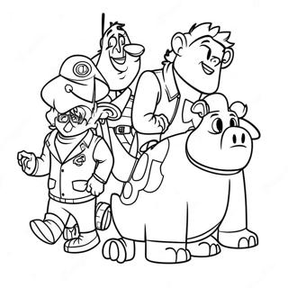 Onward Movie Characters Coloring Page 20381-16403