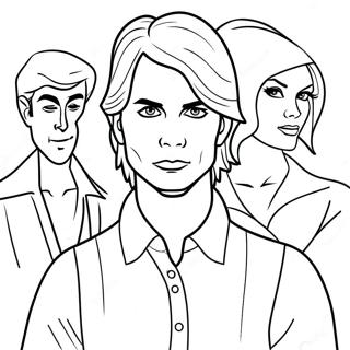 Vampire Diaries Coloring Page 20401-16414