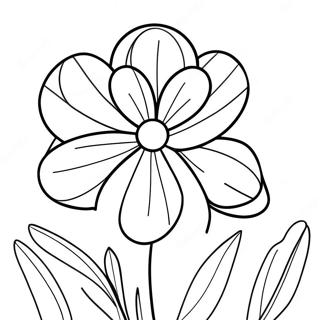 Buttercup Flower Coloring Page 20441-16448