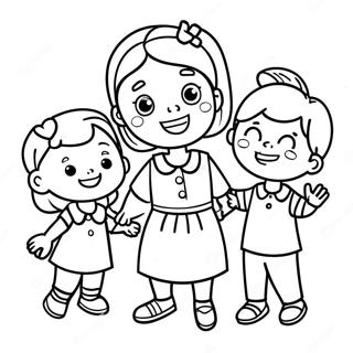 Best Aunt Coloring Pages