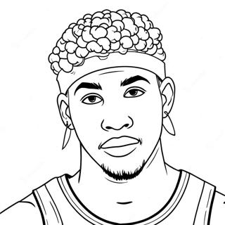 Lamelo Ball Coloring Page 20481-16482