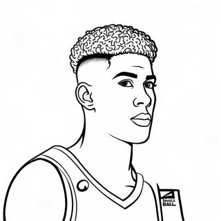 Lamelo Ball Coloring Page 20481-16484