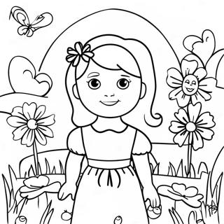 Isabella Encanto Flower Garden Coloring Page 20542-16527