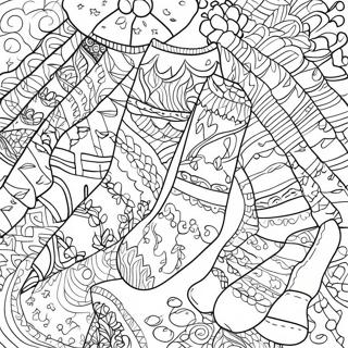 Sock Coloring Pages