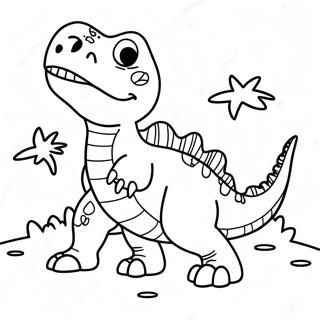 Scary Dinosaur Coloring Page 20581-16558