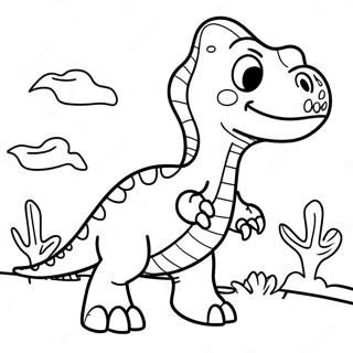 Scary Dinosaur Coloring Page 20581-16559