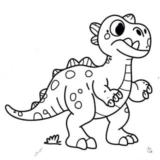 Scary Dinosaur Coloring Page 20581-16560