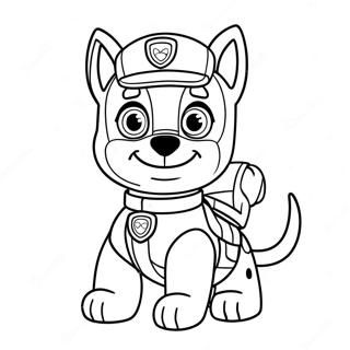 Rocky Paw Patrol Coloring Pages