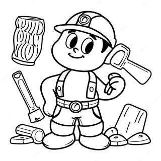 Rocky With Construction Tools Coloring Page 20662-16630